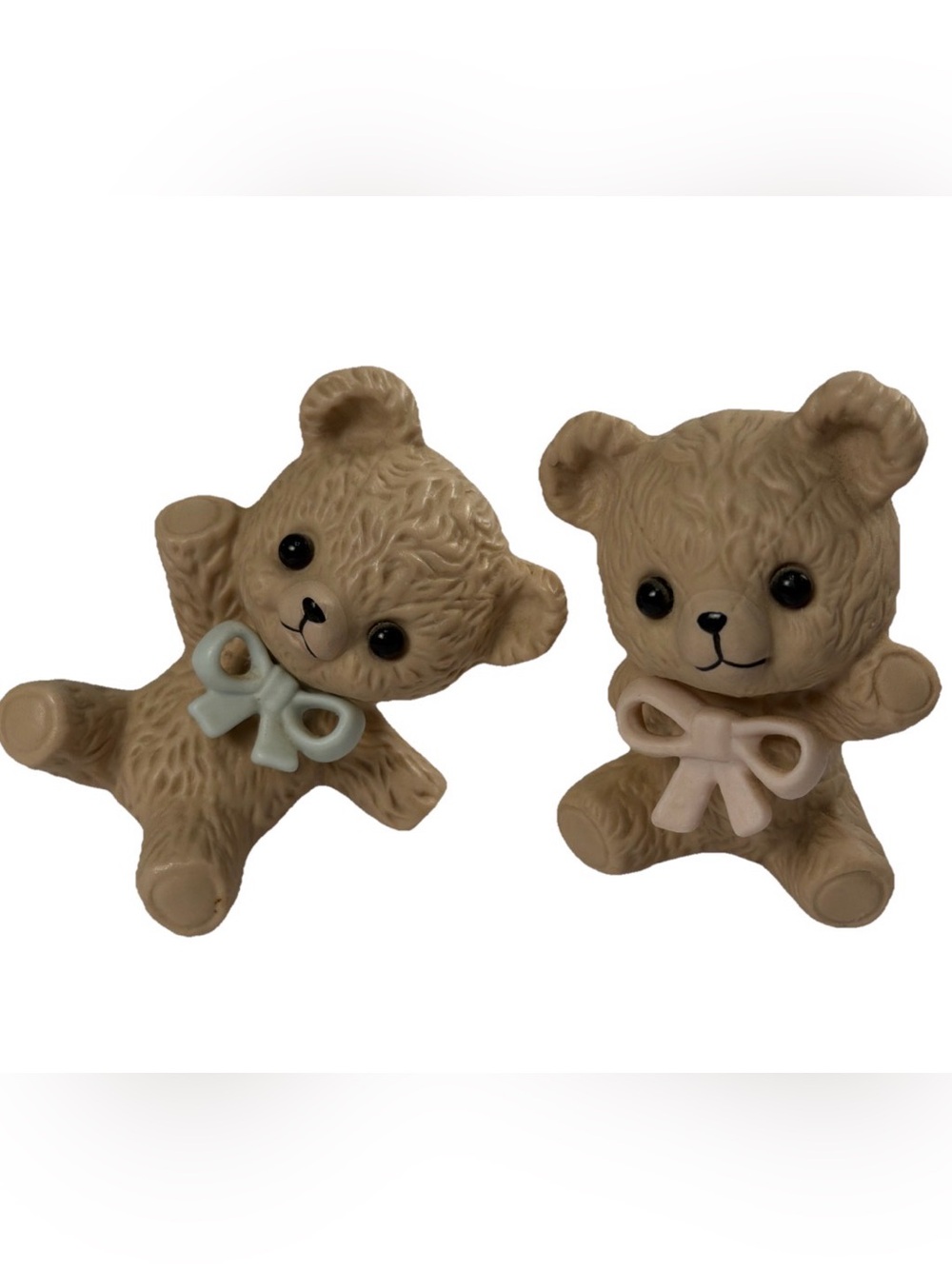 Vintage Ann & Flop lot of 2 Bear Collectible Figurines
